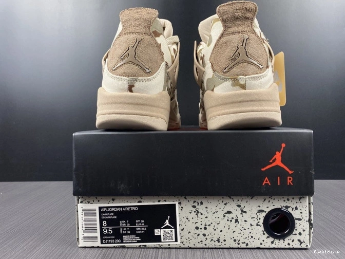 One Kick Camo Aleali Air 4 x Jordan DJ1193-200 May 0726